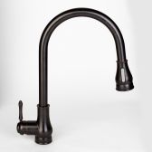 Roubaix NEW Oil Rubbed Bronze Kitchen Sink Faucet Pull Out Dual-Spray Single Hole Handle