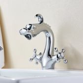 Juno Dragon Multi Finish Dual Handle Bathroom Faucet 