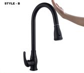 New Juno Black Pull Down Touch Kitchen Faucet