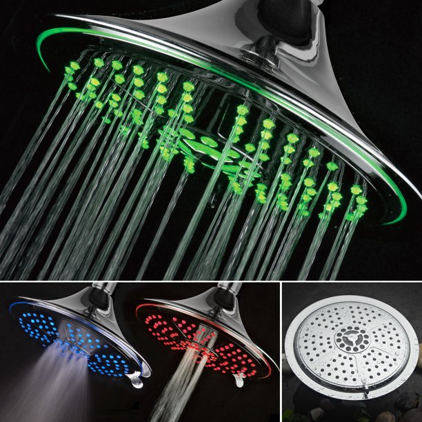 DreamSpa Ultra-Luxury 5-Setting Rainfall LED Shower Head