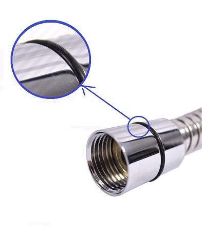 O-ring between the shower head and head